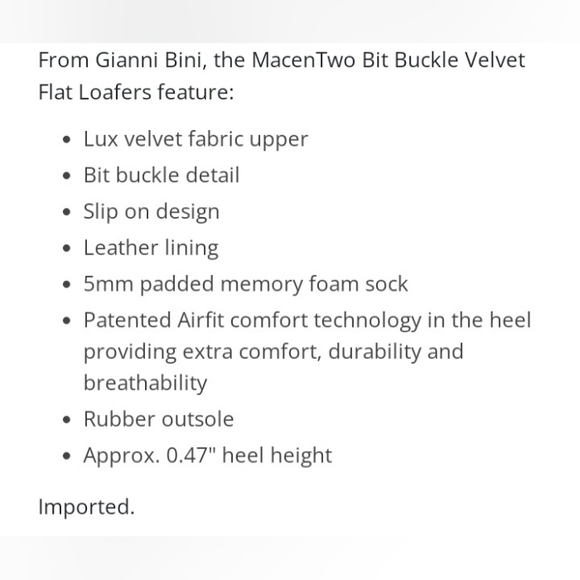 NEW Gianni Bini MacenTwo Bit Buckle Velvet Flat Loafers Barbie PinkSZ 5.5 - Picture 2 of 14